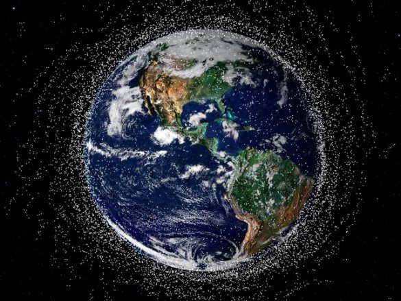 Elon Musk's Starlink satellites are polluting the night sky. He is planning to launch 42 000 satellites. 1